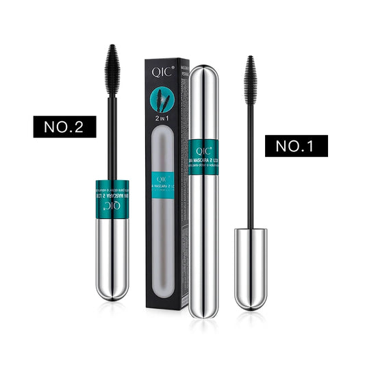 QIC 4D Silk Fiber Mascara – Waterproof High-Definition Lash Transformation for Extreme Volume