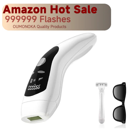 At-Home IPL Laser Hair Removal Device – 990,000 Flashes for Permanent Smooth Skin