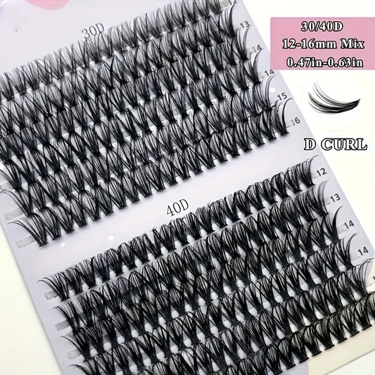 Invisible Lash Adhesive Glue – 24H Strong Hold Waterproof Eyelash Glue for Cluster & Strip Lashes