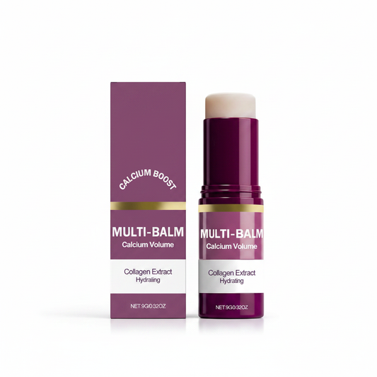 Calcium & Collagen Balm Stick on white background