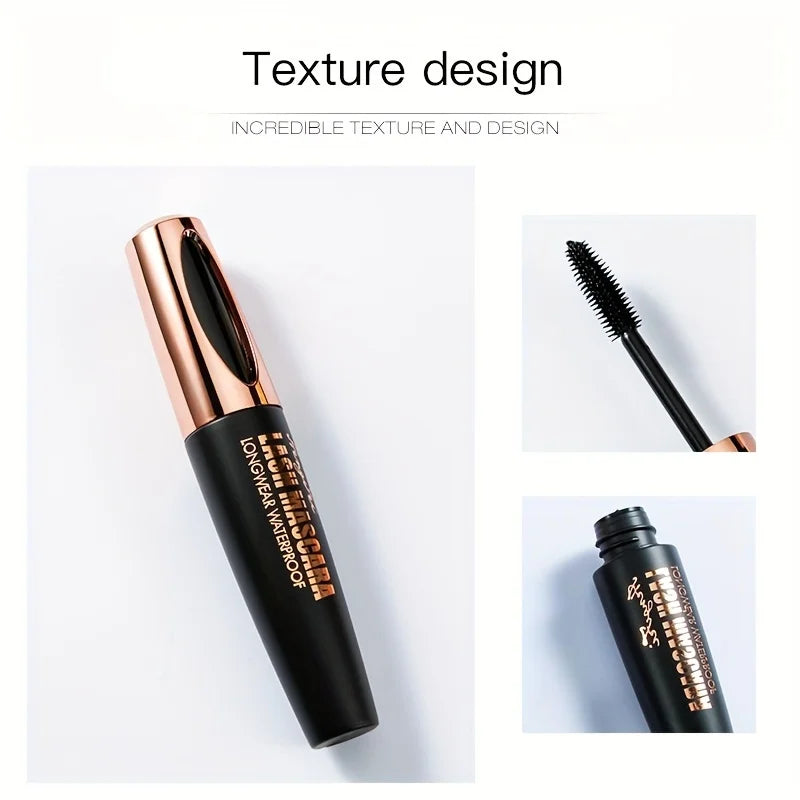 4D Waterproof Volume Mascara – Dramatic Curl & Thickening Formula for Bold, Defined Lashes