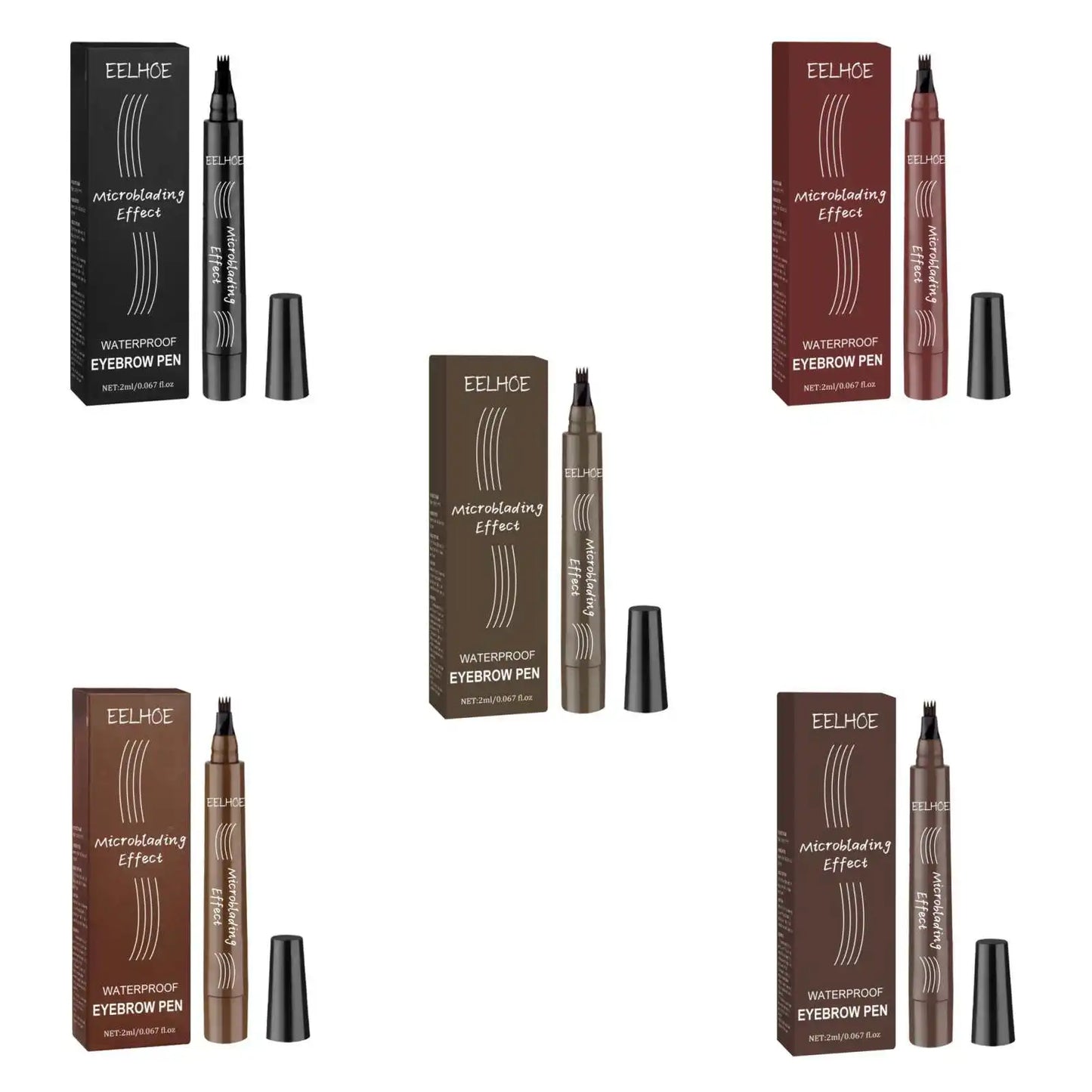 Natural Eyebrow Filler Cream Pen – 24H Waterproof Brow Sculpting Pencil for Women & Men