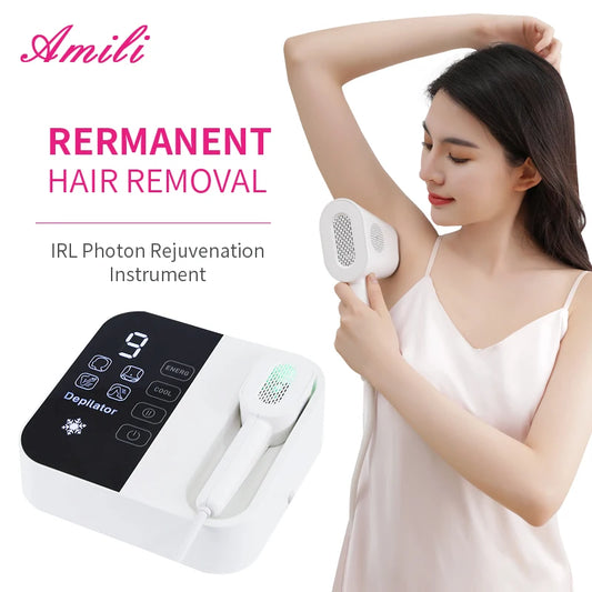 Painless Cooling IPL Hair Removal Device – Permanent Hair Reduction for Smooth Skin at Home