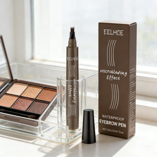 Natural Eyebrow Filler Cream Pen – 24H Waterproof Brow Sculpting Pencil for Women & Men