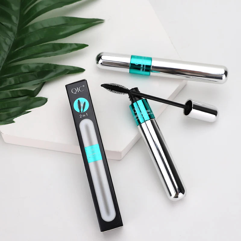 QIC 4D Silk Fiber Mascara – Waterproof High-Definition Lash Transformation for Extreme Volume
