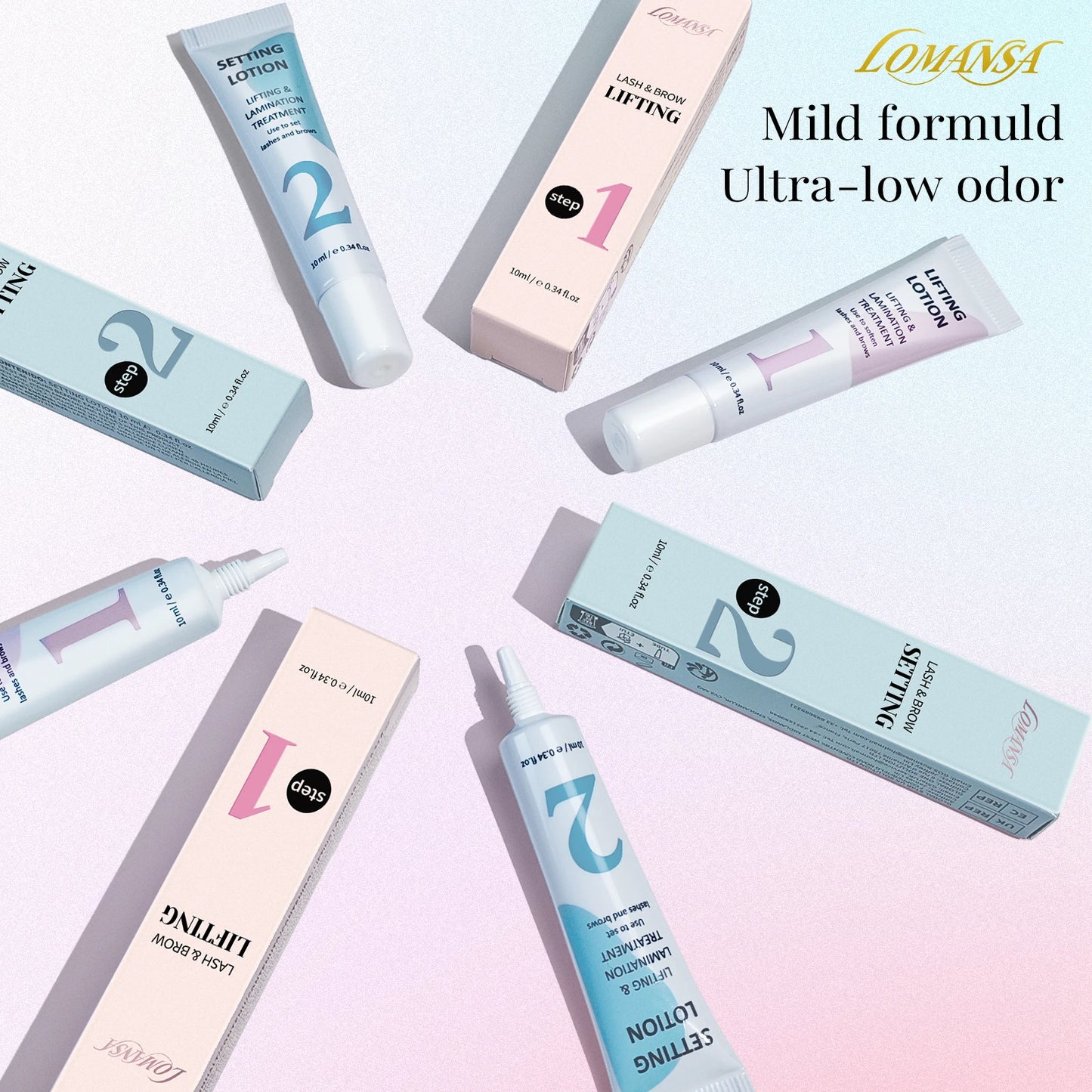 Professional Lash Lift & Perm Kit – 45-Day Semi-Permanent Curl for Fuller, Lifted Lashes