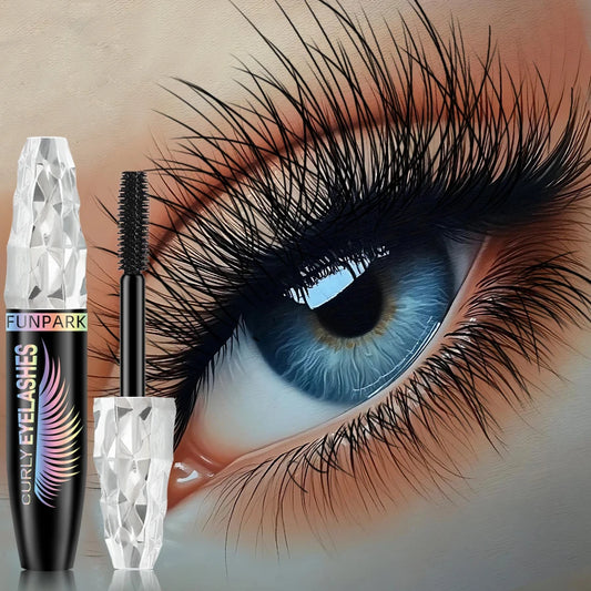 FUNPARK 4D Waterproof Volume Mascara – Triple Action Curl, Thickening & Lengthening Formula