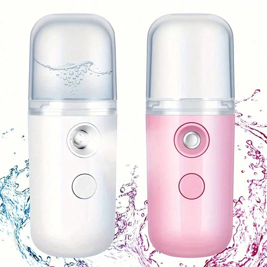 USB Rechargeable Facial Hydrator Mist Sprayer – Portable Nano Mist for Instant Skin Hydration