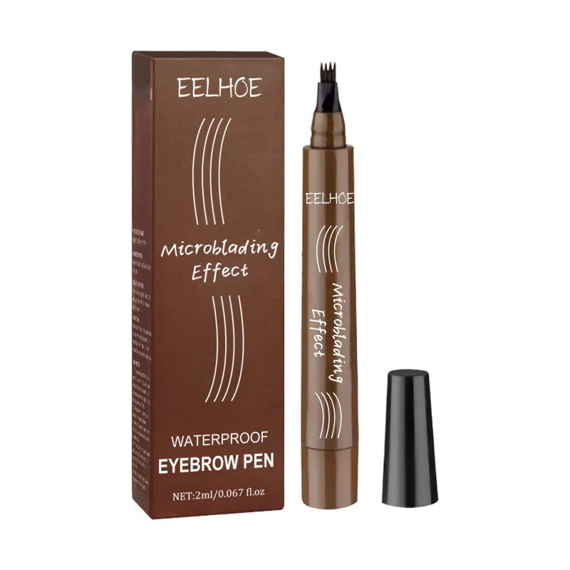 Natural Eyebrow Filler Cream Pen – 24H Waterproof Brow Sculpting Pencil for Women & Men