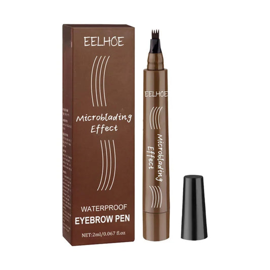 Natural Eyebrow Filler Cream Pen – 24H Waterproof Brow Sculpting Pencil for Women & Men
