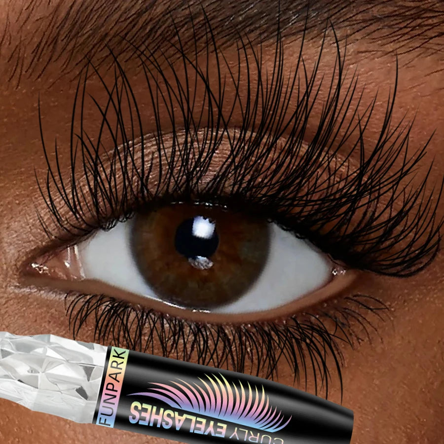 FUNPARK 4D Waterproof Volume Mascara – Triple Action Curl, Thickening & Lengthening Formula