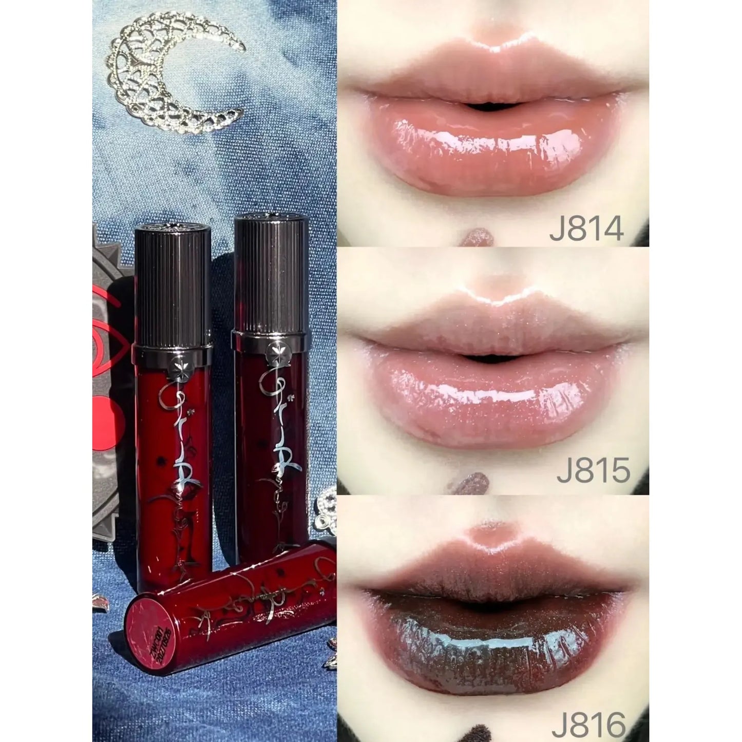 Girlcult Hmong Witch Edition – Velvet Matte Lip Mud & Mirror Gloss Luxury Lip Collection (8 Shades)