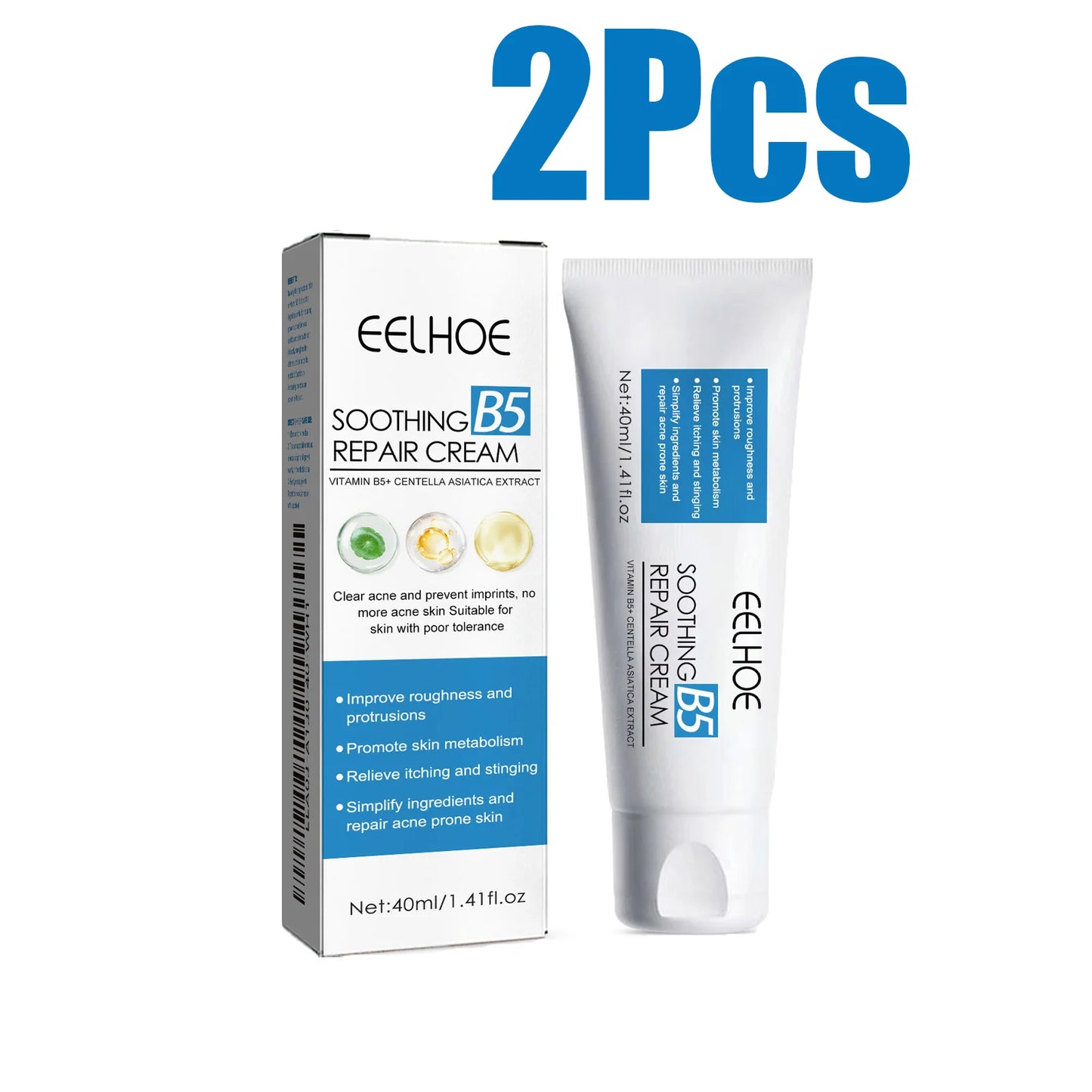 B5 Advanced Barrier Recovery Cream – Vitamin B5 & Centella Soothing Repair for Sensitive Skin (40ml)