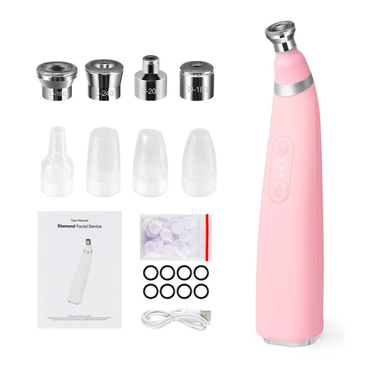 Diamond Microdermabrasion Facial Machine – Professional Deep Exfoliating Skin Resurfacing Device