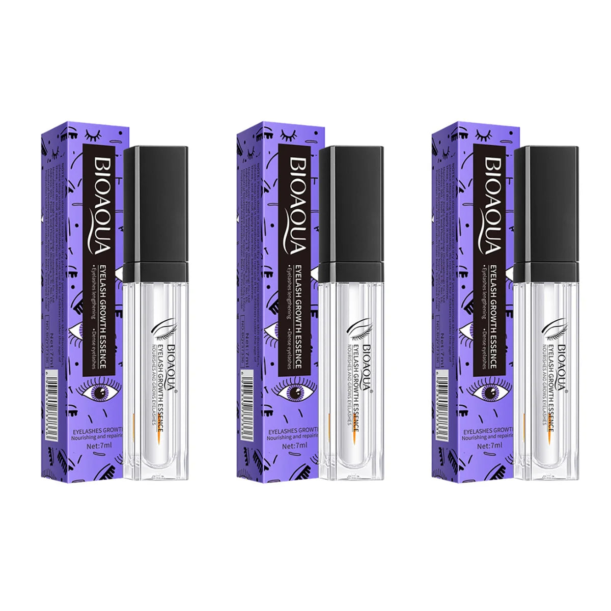 7-Day Rapid Eyelash Growth Serum – Deep Nourishing Lash Essence for Longer, Thicker Lashes