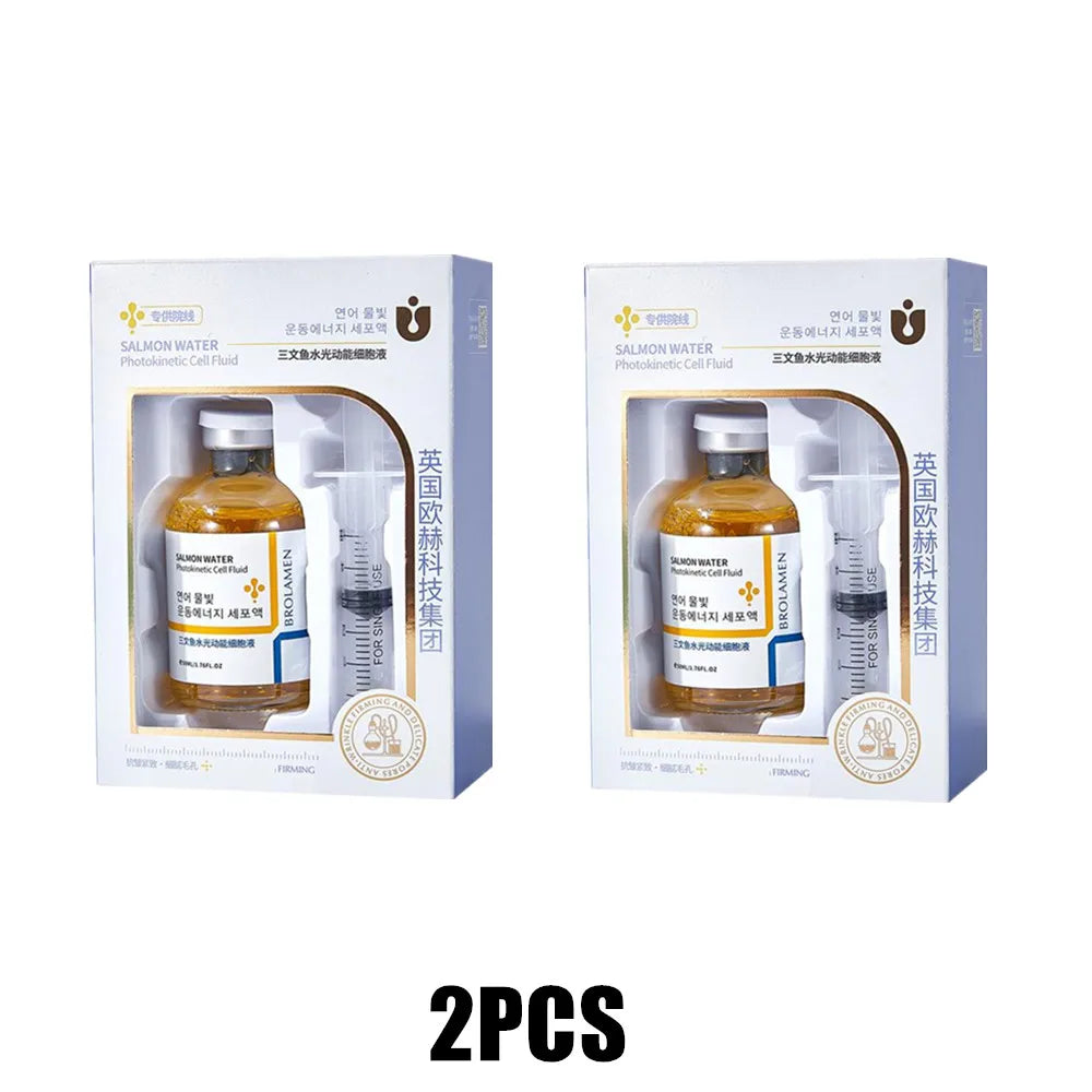 Korean Salmon PDRN Anti-Wrinkle Serum – 24H Deep Hydration & Skin Firming Essence (50ml)
