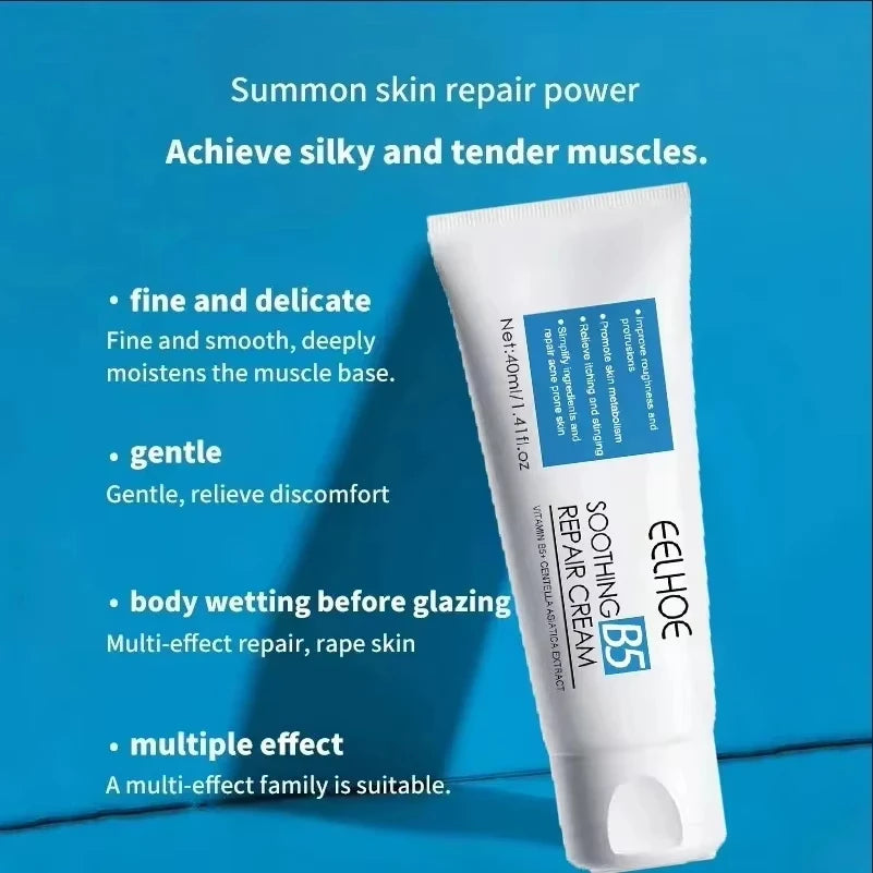 B5 Advanced Barrier Recovery Cream – Vitamin B5 & Centella Soothing Repair for Sensitive Skin (40ml)