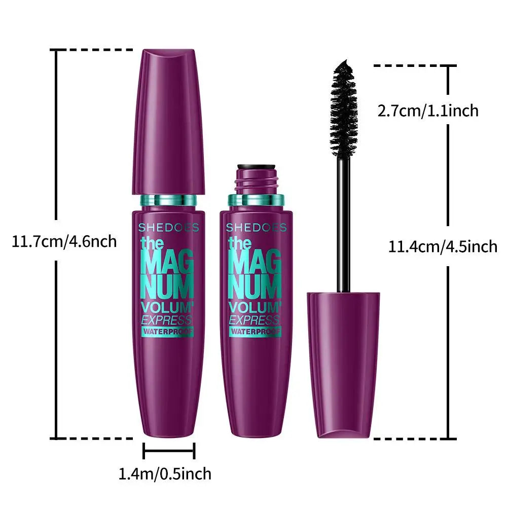 Botanical Silk Fiber Mascara – Natural Euphorbia-Infused Thickening & Lengthening Formula (10g)