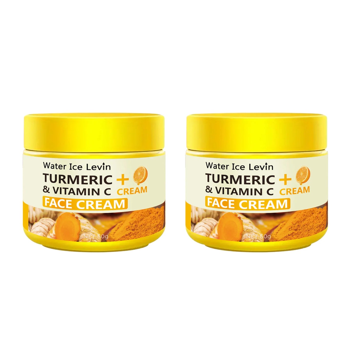 Turmeric & Vitamin C Face Cream – Anti-Aging Brightening & Firming Treatment