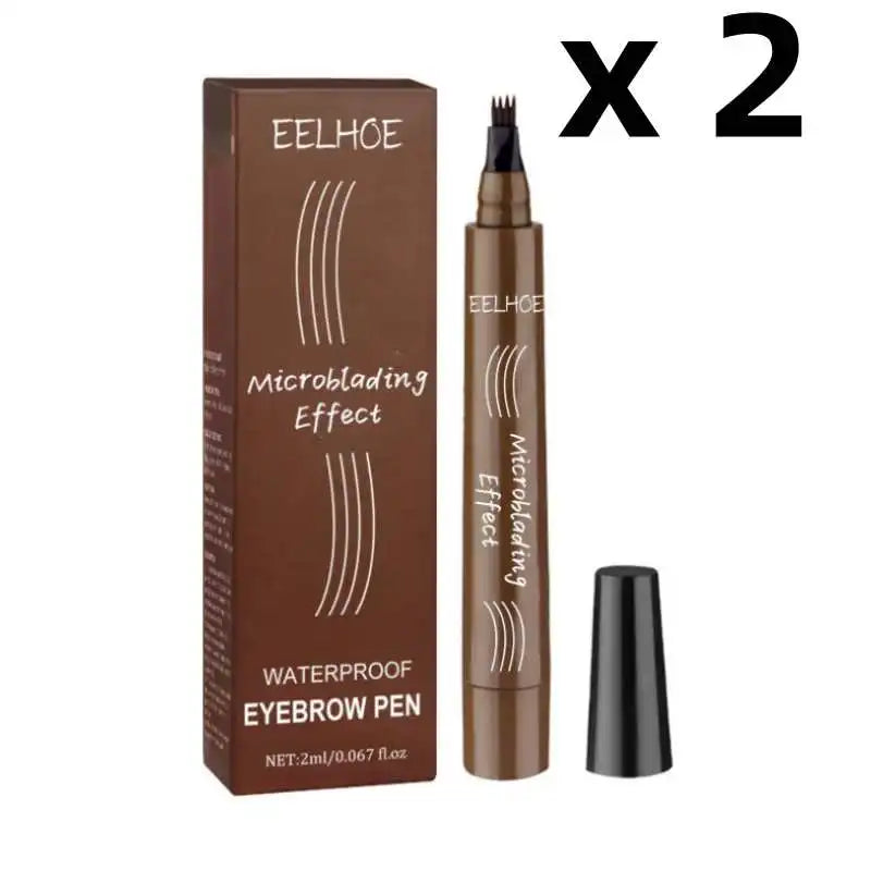 Natural Eyebrow Filler Cream Pen – 24H Waterproof Brow Sculpting Pencil for Women & Men