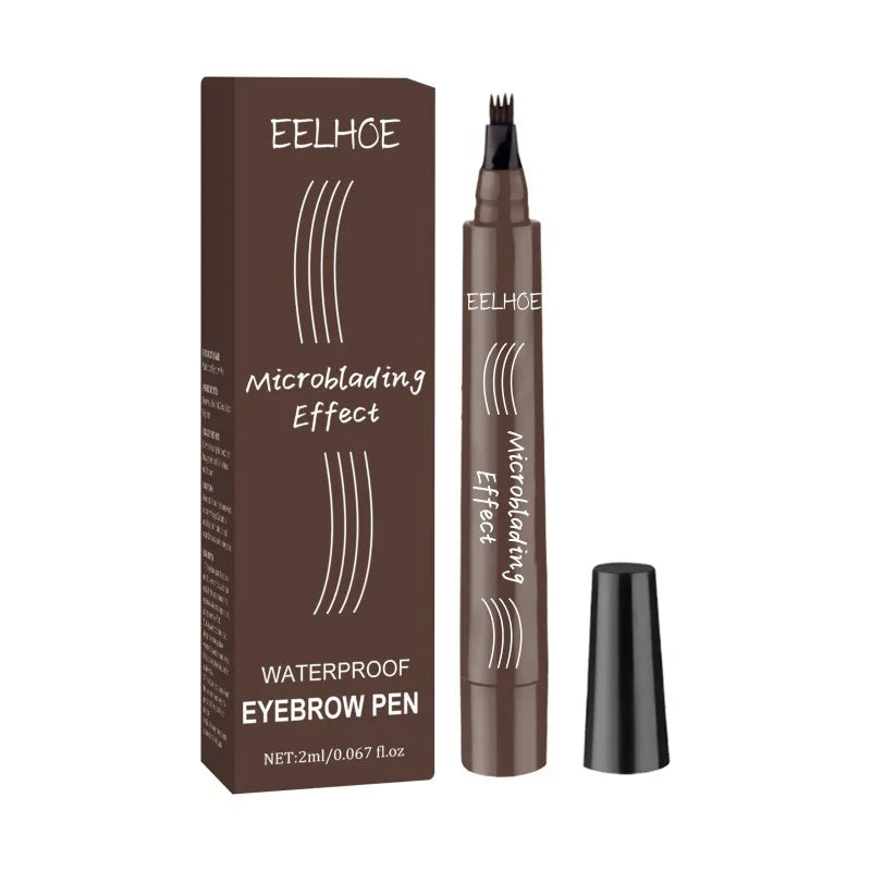 Natural Eyebrow Filler Cream Pen – 24H Waterproof Brow Sculpting Pencil for Women & Men