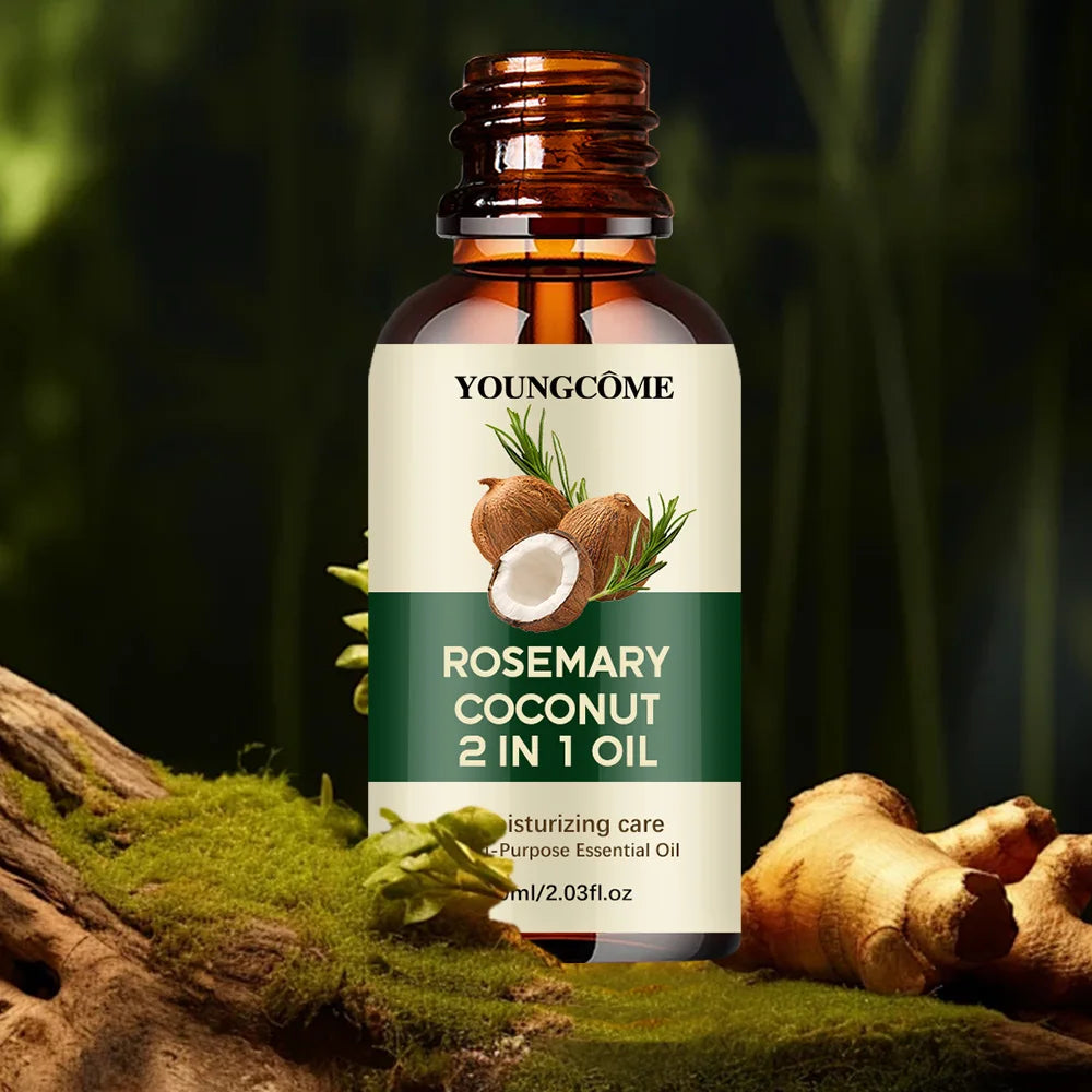 Rosemary Oil Hair Growth Serum – Anti-Frizz & Repair Treatment for All Hair Types
