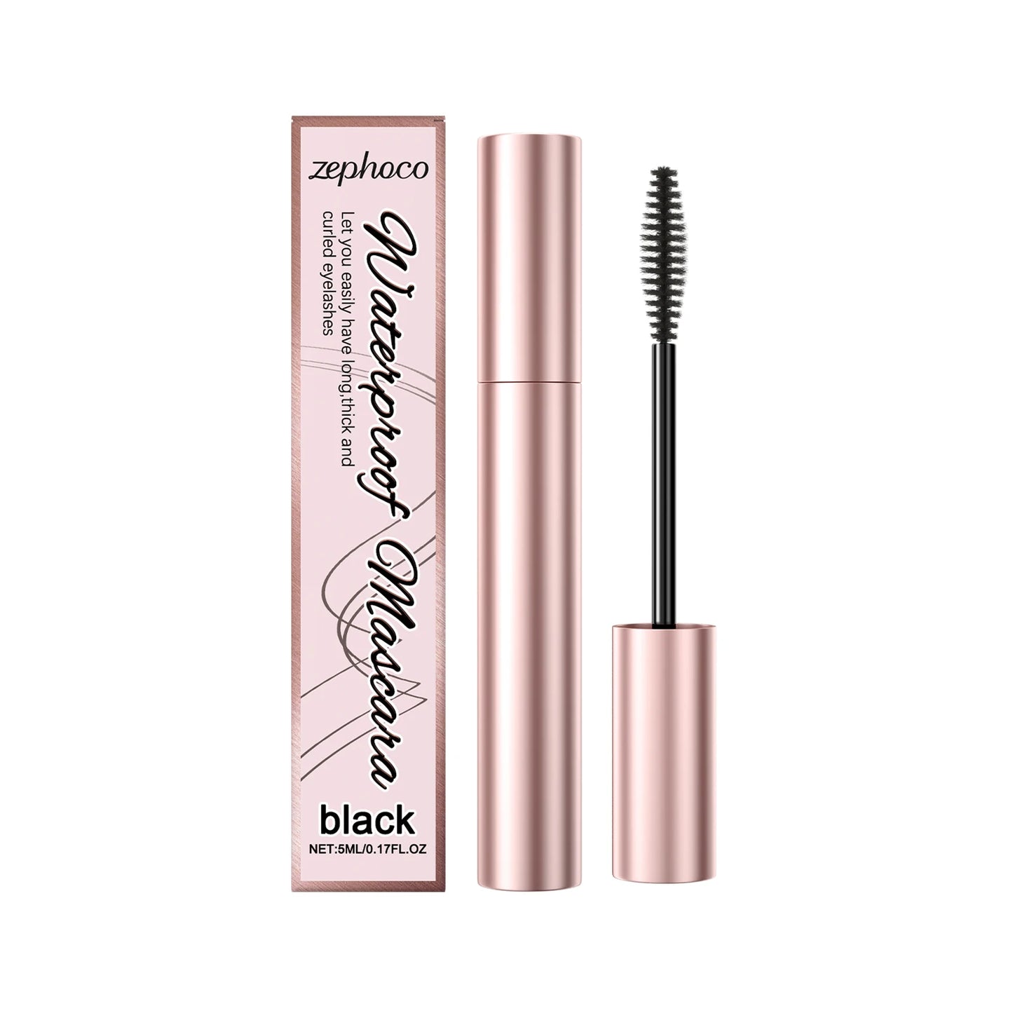 4D Silk Fiber Waterproof Mascara – Extension-Like Volume, Curl & Length for All-Day Bold Lashes