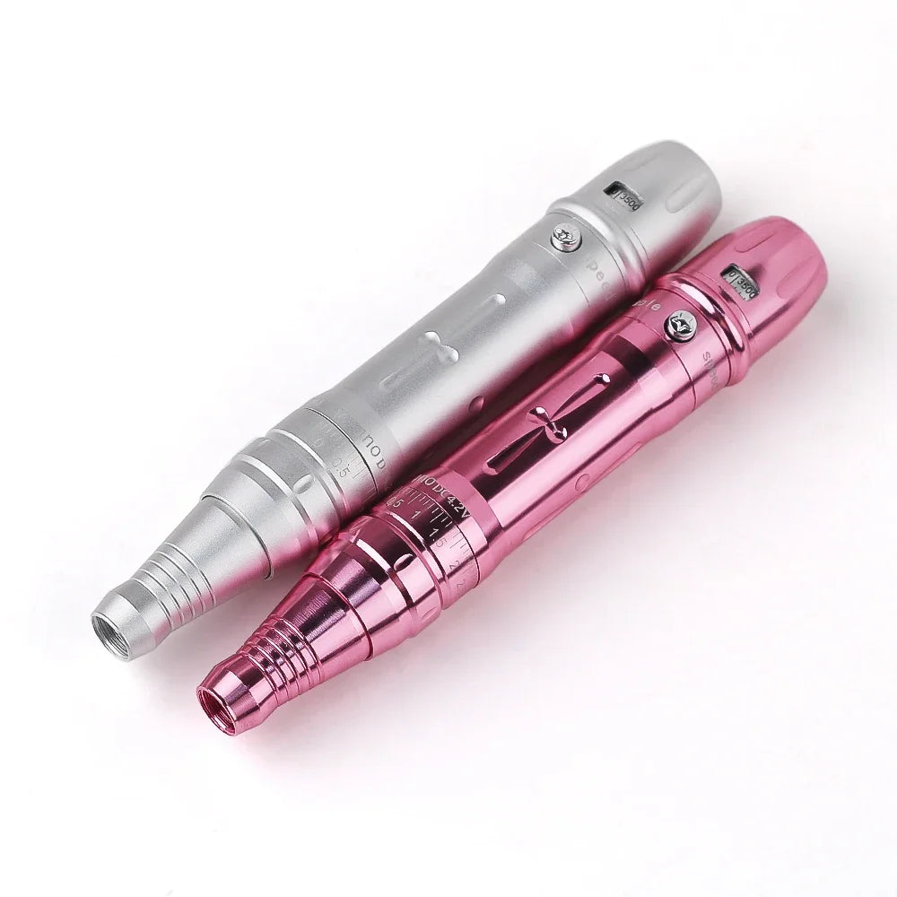 JUN.M Wireless PMU Machine Kit – Dual Battery Precision Tattoo Pen for Eyebrows, Eyeliner & Lips