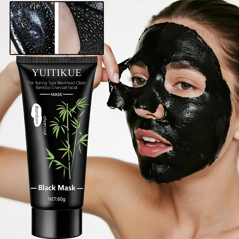 Deep Pore Cleansing Black Mask – Bamboo Charcoal Peel-Off Detox for Clear Skin