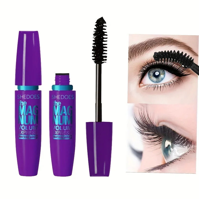 Botanical Silk Fiber Mascara – Natural Euphorbia-Infused Thickening & Lengthening Formula (10g)