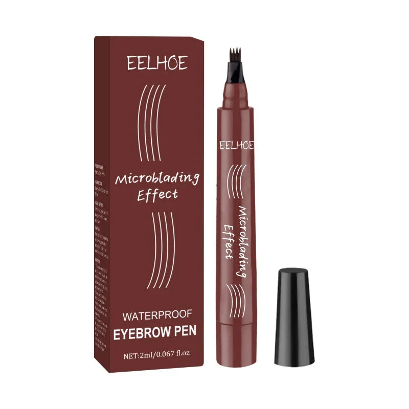 Natural Eyebrow Filler Cream Pen – 24H Waterproof Brow Sculpting Pencil for Women & Men