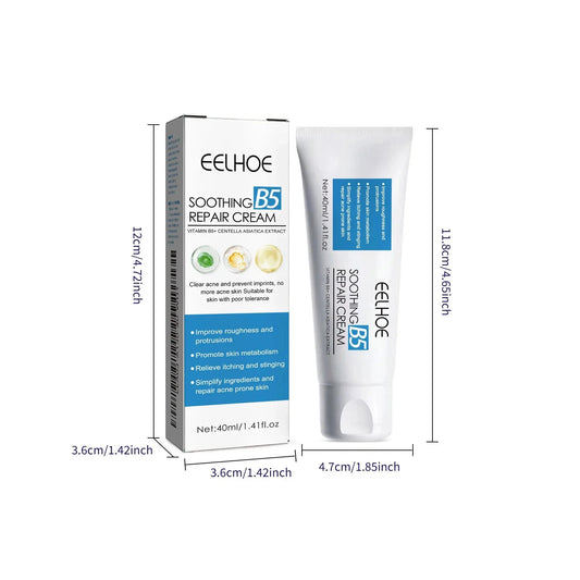 B5 Advanced Barrier Recovery Cream – Vitamin B5 & Centella Soothing Repair for Sensitive Skin (40ml)