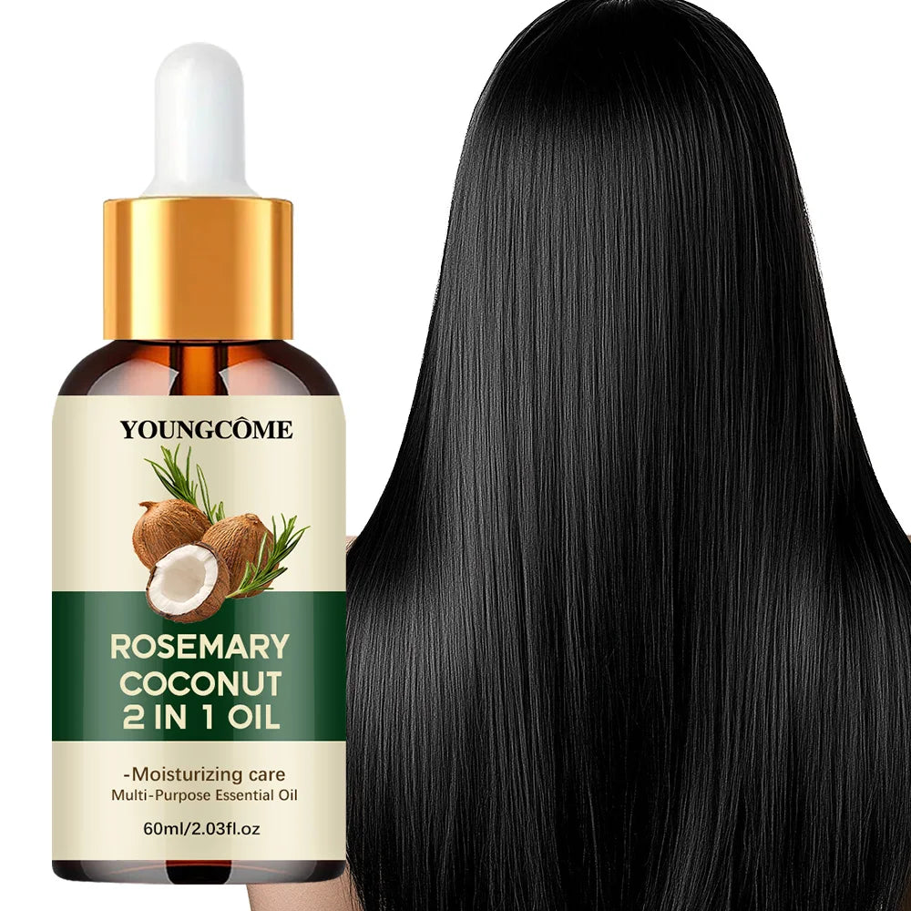 Rosemary Oil Hair Growth Serum – Anti-Frizz & Repair Treatment for All Hair Types
