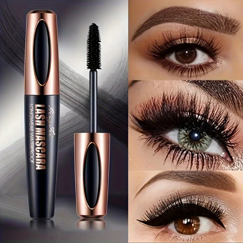 4D Waterproof Volume Mascara – Dramatic Curl & Thickening Formula for Bold, Defined Lashes