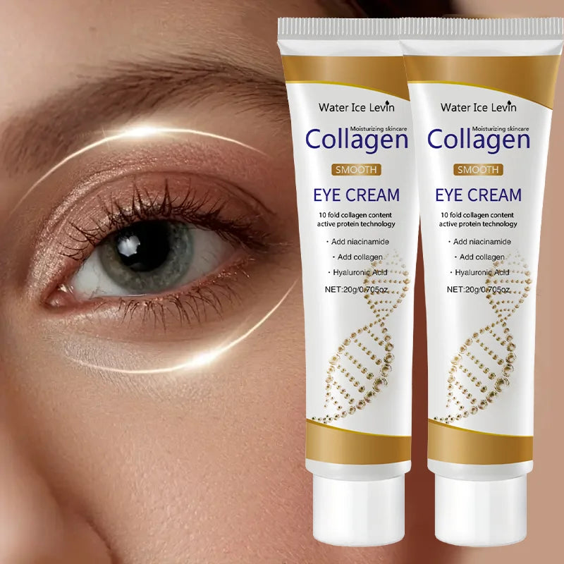 Collagen Eye Cream – Instant Eye Rescue Serum for Puffiness & Dark Circles
