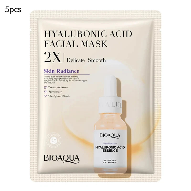Centella Collagen & Vitamin C Sheet Mask Set – 20-Piece Deep Hydration & Brightening System