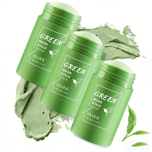 Green Tea Clay Mask Stick – Mess-Free Pore Detox with Kaolin & Bentonite Clay