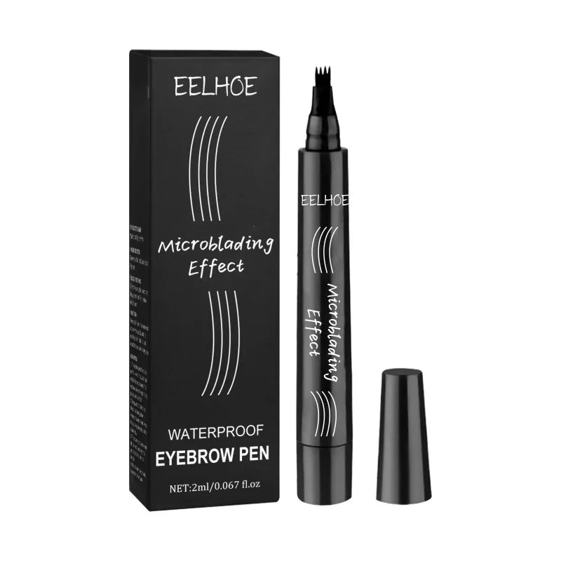 Natural Eyebrow Filler Cream Pen – 24H Waterproof Brow Sculpting Pencil for Women & Men