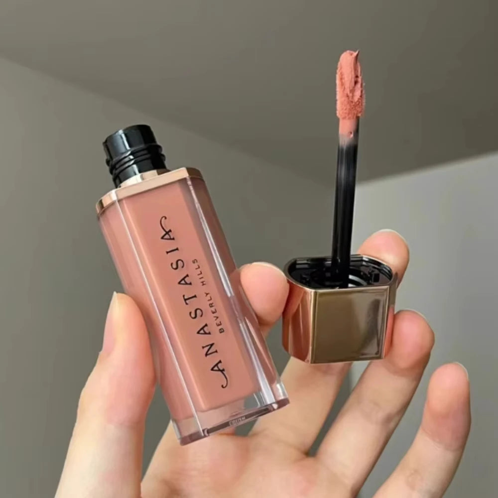 Velvet Silk Nude Matte Lip Gloss – Long-Wear Hydrating Formula in Natural Nude Shades (3.5g)