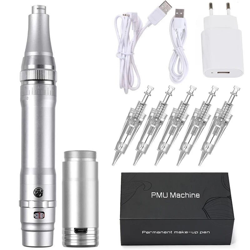 MoNiCa Wireless PMU Tattoo Pen Kit – 75g Lightweight Precision Machine for Microblading & Lip Liner