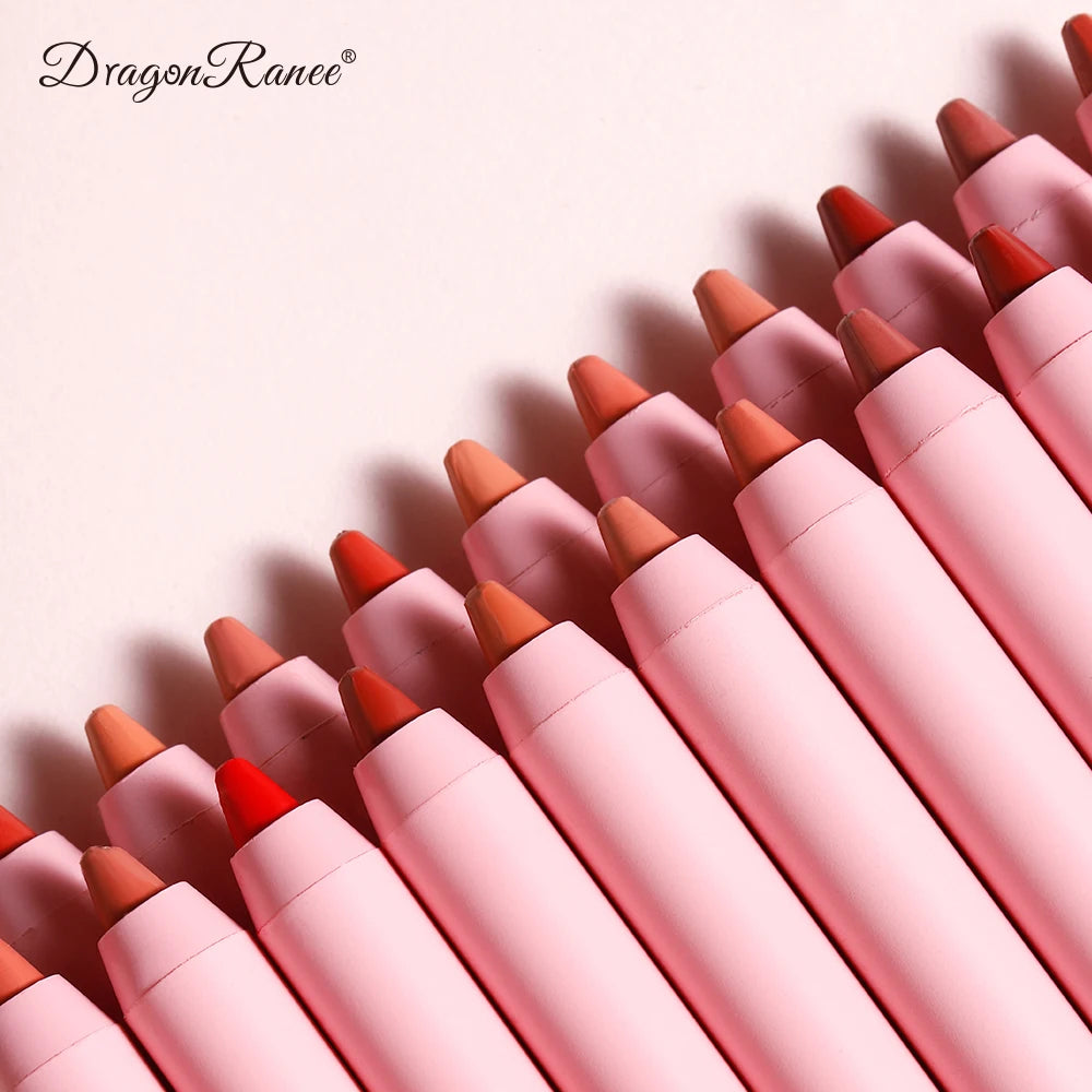 Waterproof Matte Lip Liner – Beeswax-Infused Creamy Precision Pencil for Long-Lasting Definition