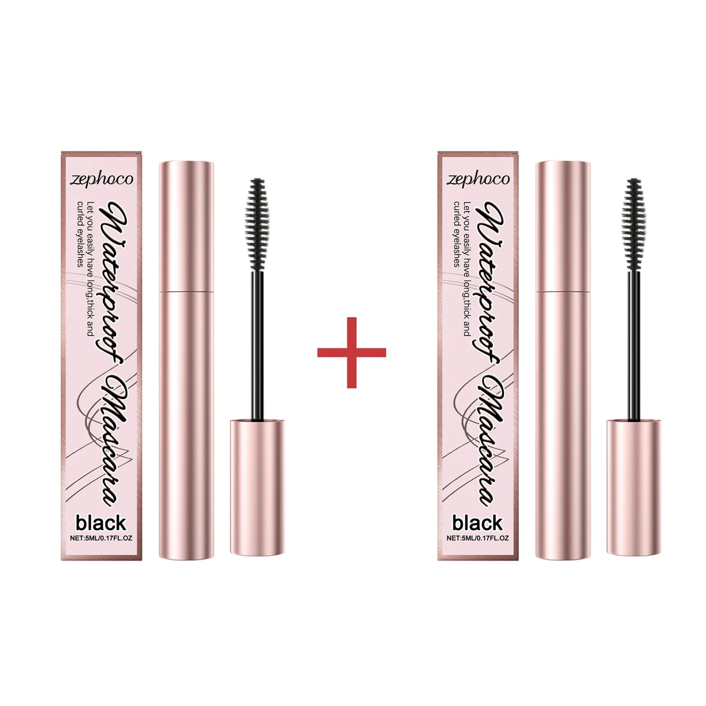 4D Silk Fiber Waterproof Mascara – Extension-Like Volume, Curl & Length for All-Day Bold Lashes