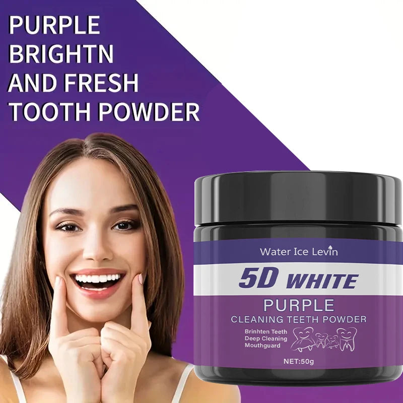 Purple Tooth Whitening Powder – Instant Teeth Whitening & Stain Removal