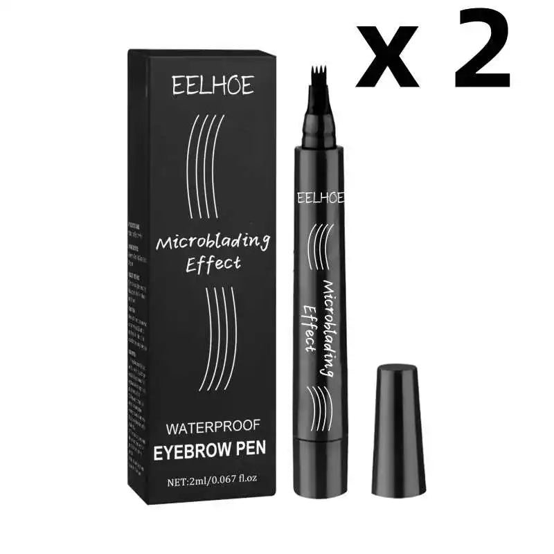 Natural Eyebrow Filler Cream Pen – 24H Waterproof Brow Sculpting Pencil for Women & Men