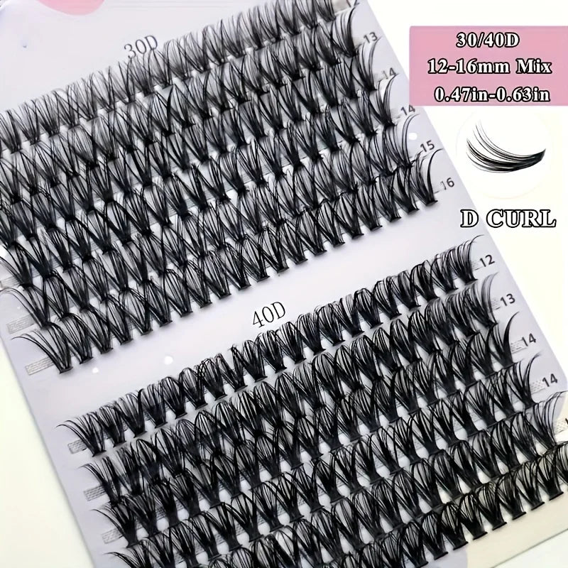 Invisible Lash Adhesive Glue – 24H Strong Hold Waterproof Eyelash Glue for Cluster & Strip Lashes