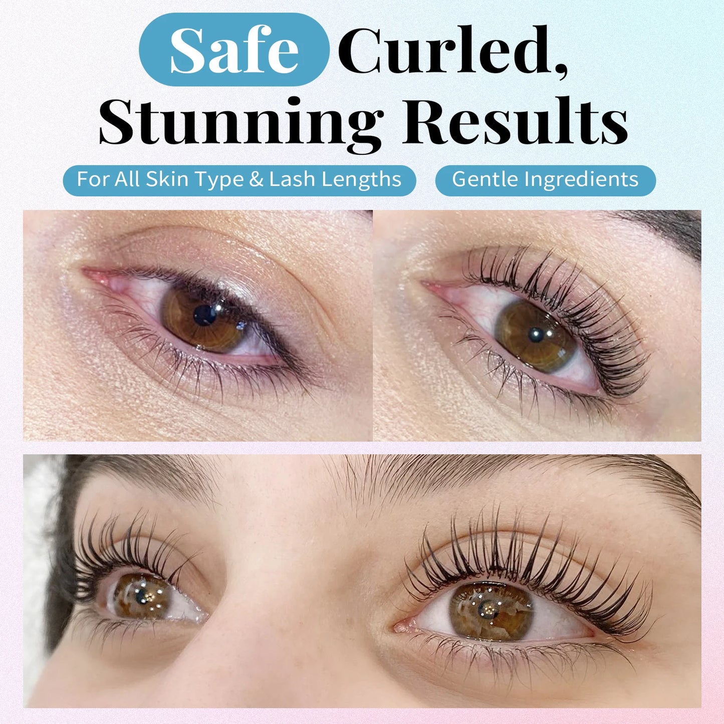 Professional Lash Lift & Perm Kit – 45-Day Semi-Permanent Curl for Fuller, Lifted Lashes