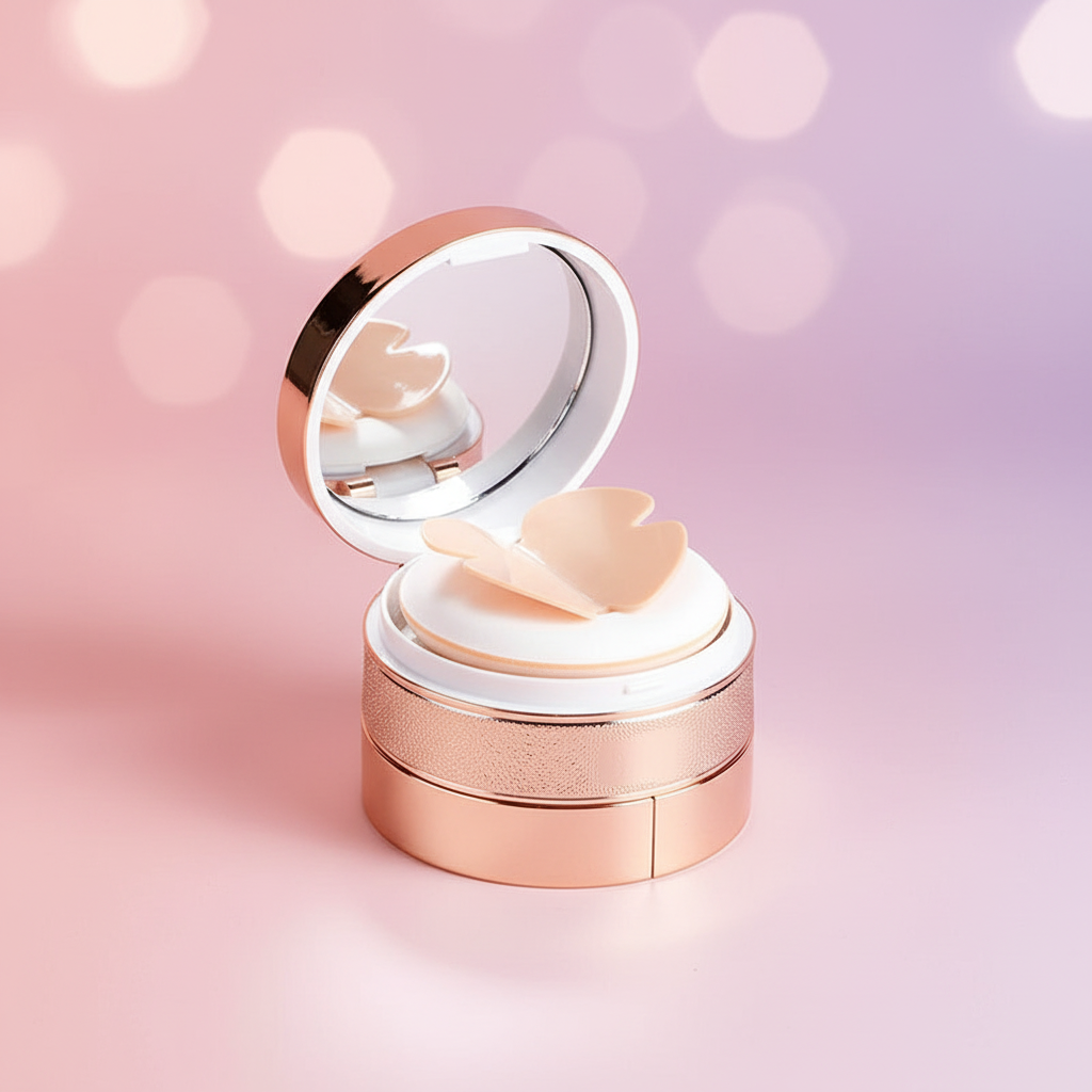 Air Cushion BB Cream on blush lavender background