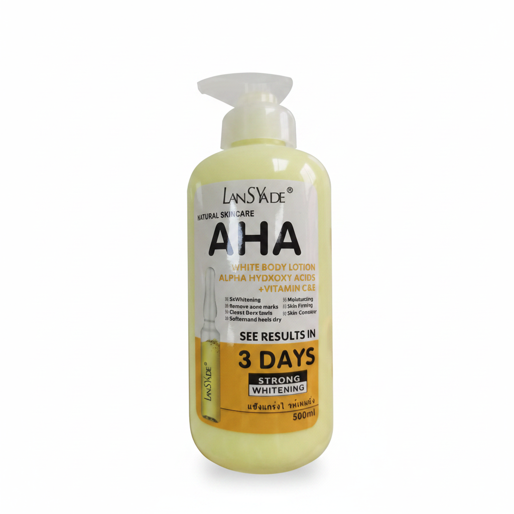 Vitamin C Whitening Body Lotion on white background