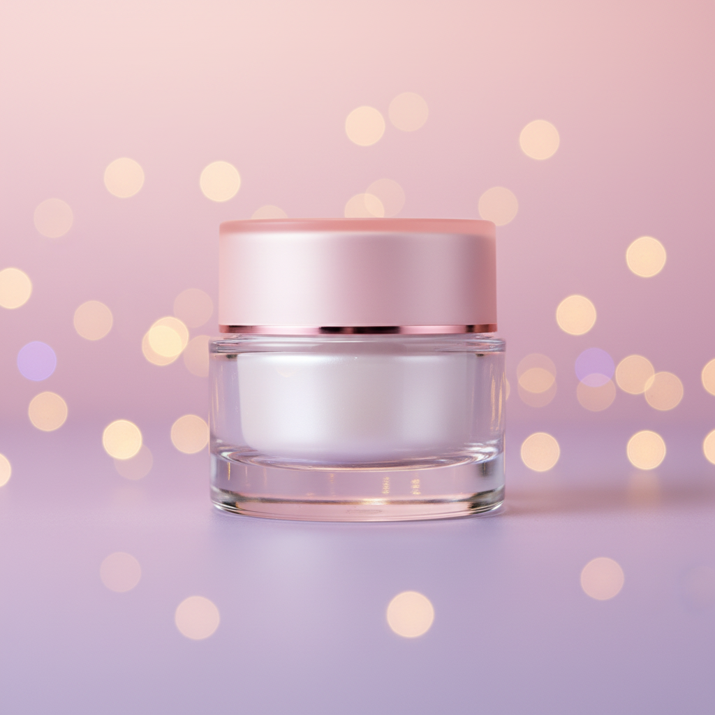 Korean Retinol Moisturizer on blush lavender background